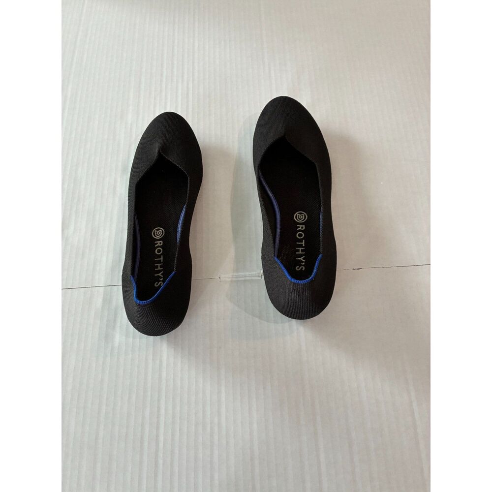 Rothy’s The Point Black Knit Flats Women’s Size 13 Washable Pointed Toe